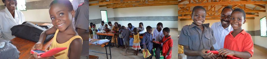Students using EuroTalk software in Malawi