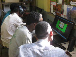 Students studying with EuroTalk in Ethiopia