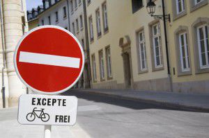 Luxembourg bicycle zone