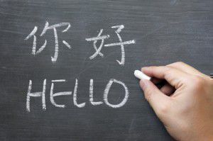 Hello in Chinese Mandarin