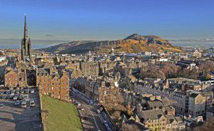 Edinburgh below Arthur's Seat