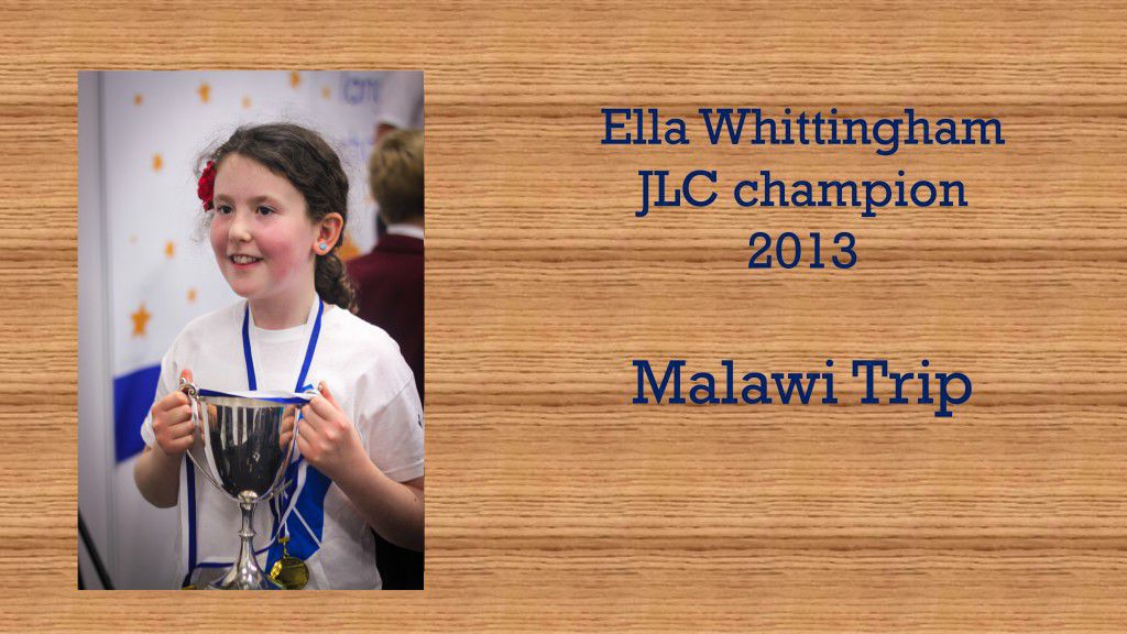 Ella Whittingham Malawi presentation