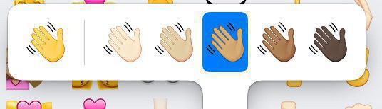 emoji with different skin tones